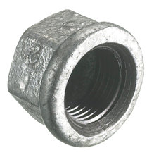 Slutmuffe galvaniseret 1/2"